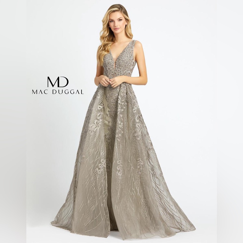 Mac Duggal Metallic Gown